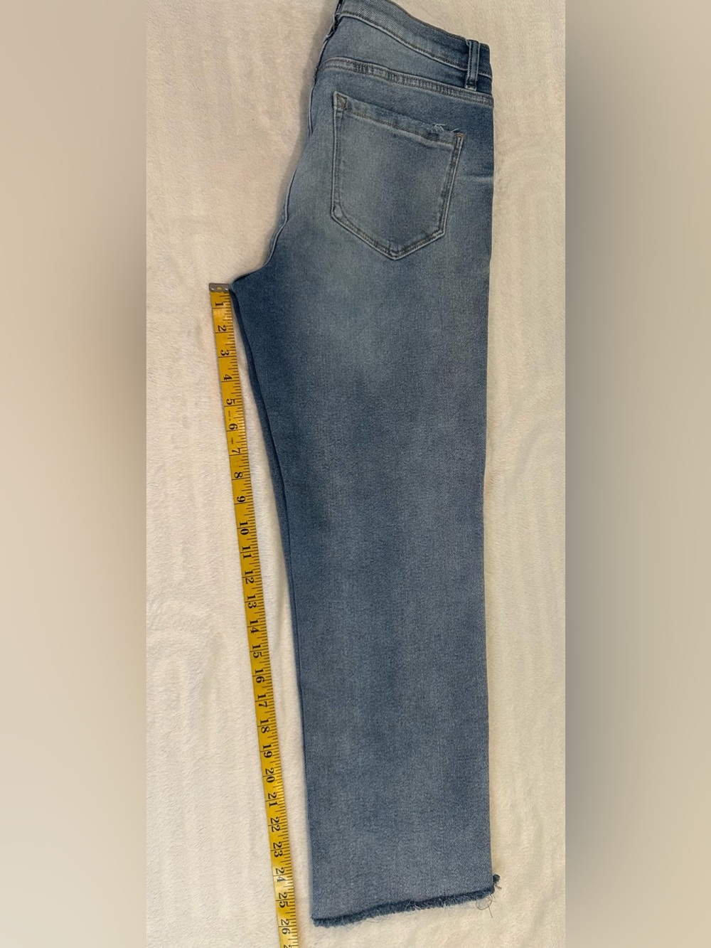 Kensie Light Blue Cropped High-Rise Skinny Jeans - Picture 3 of 5